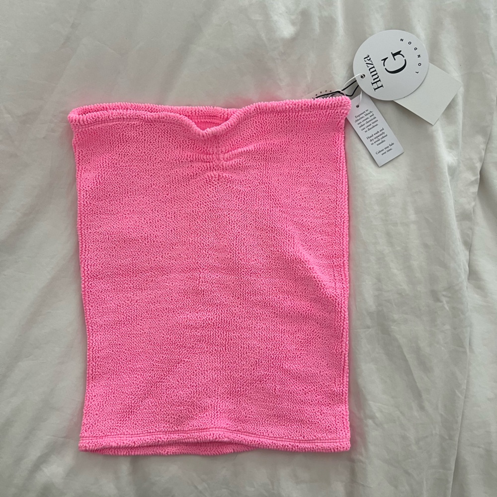 Hunza G Neon Pink Mini Skirt